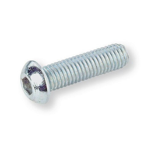 Vis tête bombée hexagonale creuse ISO 7380 inox A2 4X40